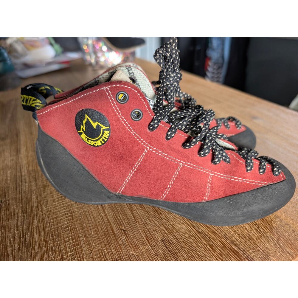 🔥RARE VINTAGE La Sportiva Enduro High-Top Rock Climbing Shoes (Model 6810) - Picture 4 of 9